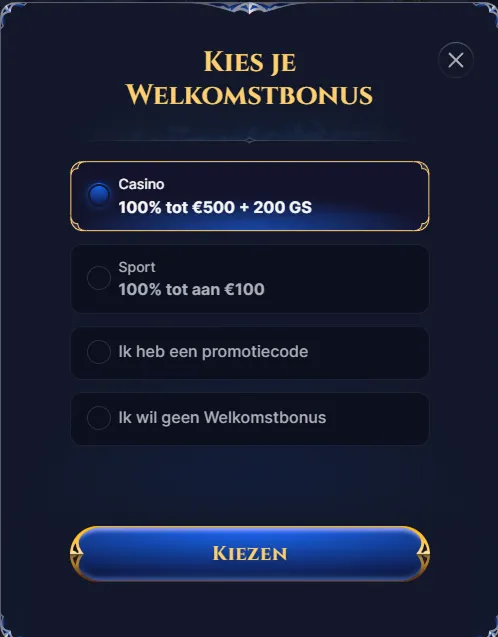 Betaalroutes voor €20-Stortingen Betaalroutes voor €20-Stortingen
